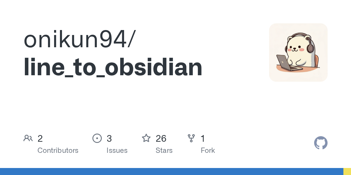 GitHub - onikun94/line_to_obsidian